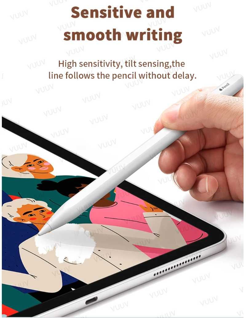 Komplet końcówek do Apple Pencil gen. 1/2 - zestaw 6szt