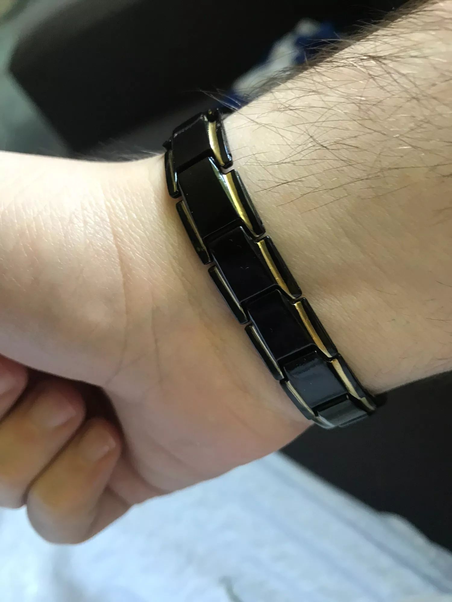 Pulseira equilíbrio, Bio saúde (magnetica, infravermelhos, titanium]