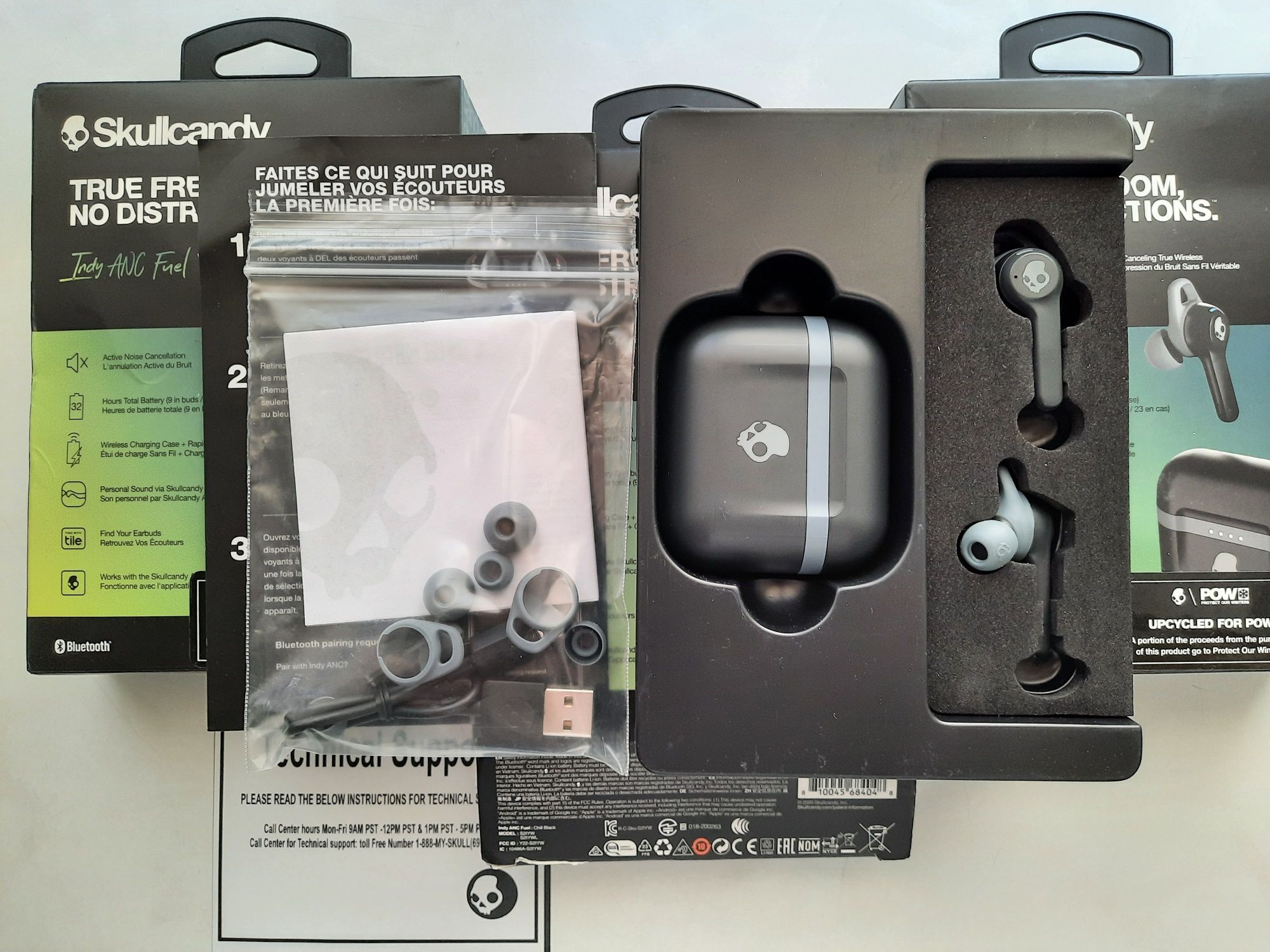 Bluetooth наушники SkullCandy Indy ANC Fuel гарнитура актив. шумоподав