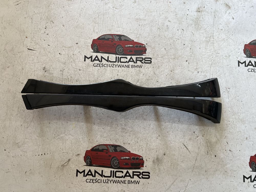Listwy pod lampy lewa prawa bmw e46 sedan kombi black sapphire touring