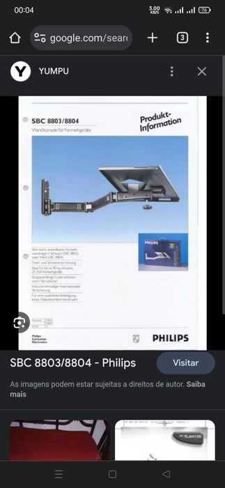 Suporte de televisão Philips