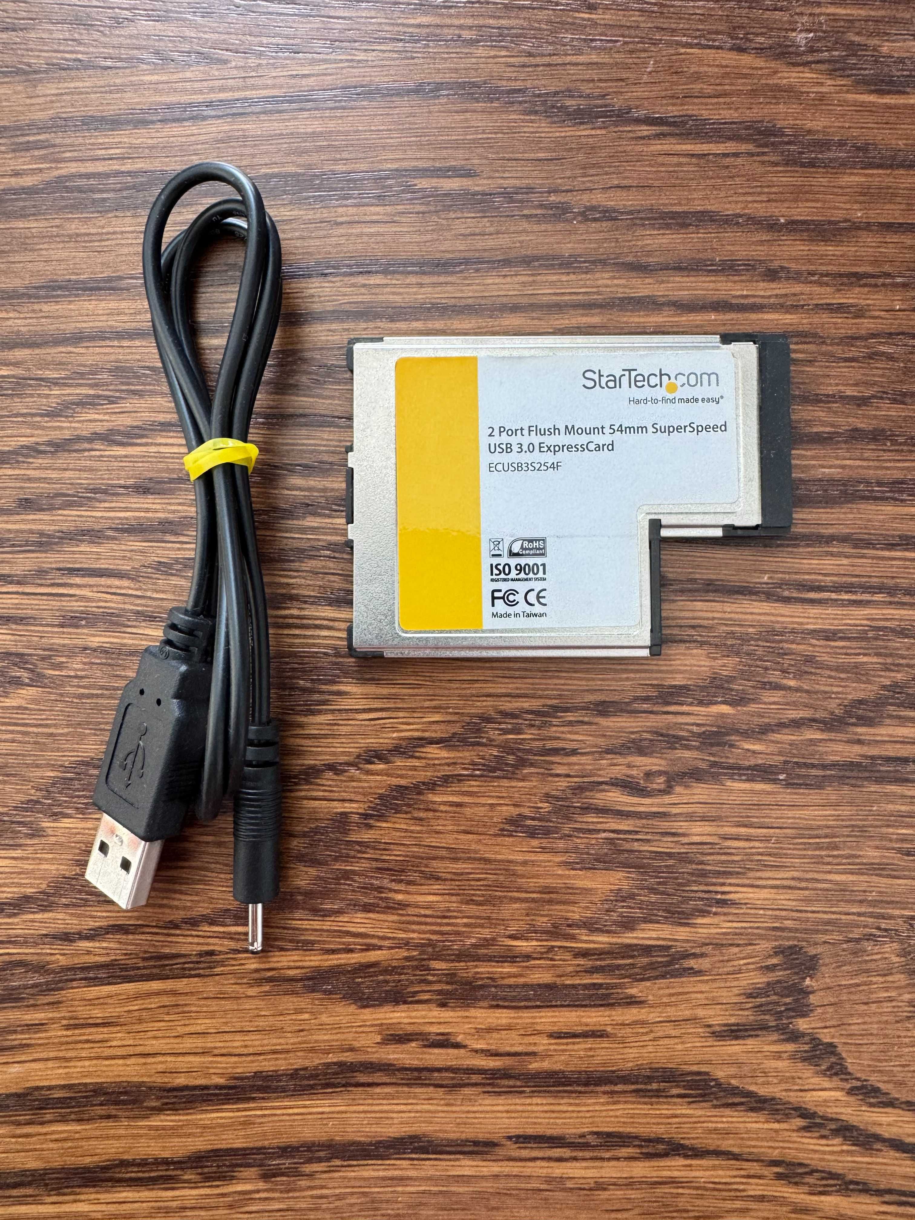 StarTech 2x USB 3.0 ExpressCard z Obsługą UASP - 54 mm ECUSB3S254F