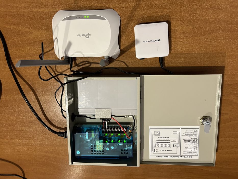 UPS джерело безперебійного живлення для роутера 12В Gpon Epon 7-9 А
