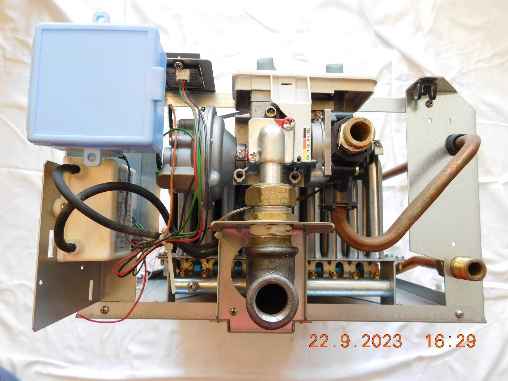 Piecyk gazowy TERMET GE 19-02 TERMAQ ELECTR. na gaz ziemny.