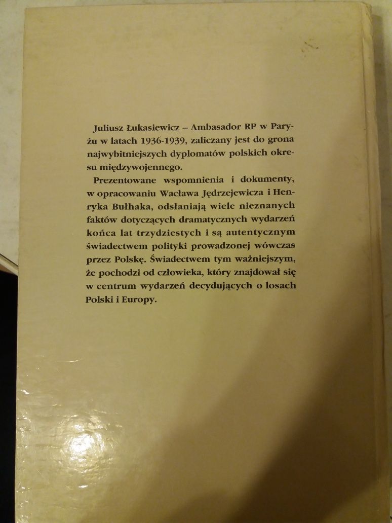 Dyplomata w Paryżu 1936...
