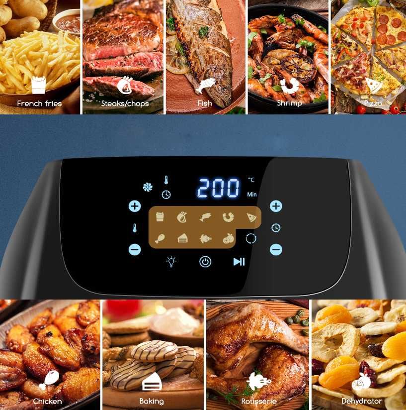 Nowy mini piekarnik / frytkownica /opiekacz /12L/1500W/Aigostar !6068!