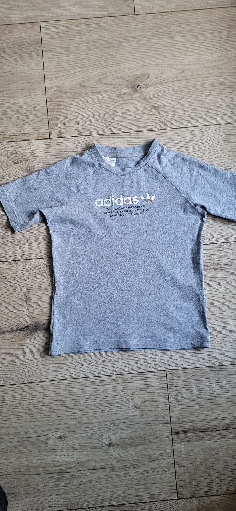 Adidas t-shirt, koszulka z krótkim rękawem, rozm. 128