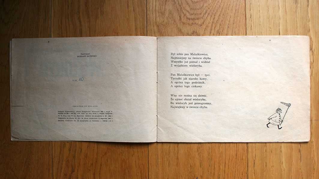 Julian Tuwim. Pan Maluśkiewicz i Wieloryb (Il. Bohdan Butenko) 1965