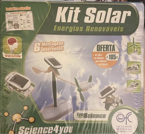 Jogo experiencia science4you kit solar novo