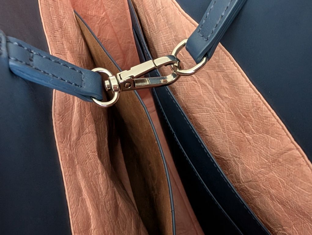 Fablou granatowa shopper bag shopperka tote bag