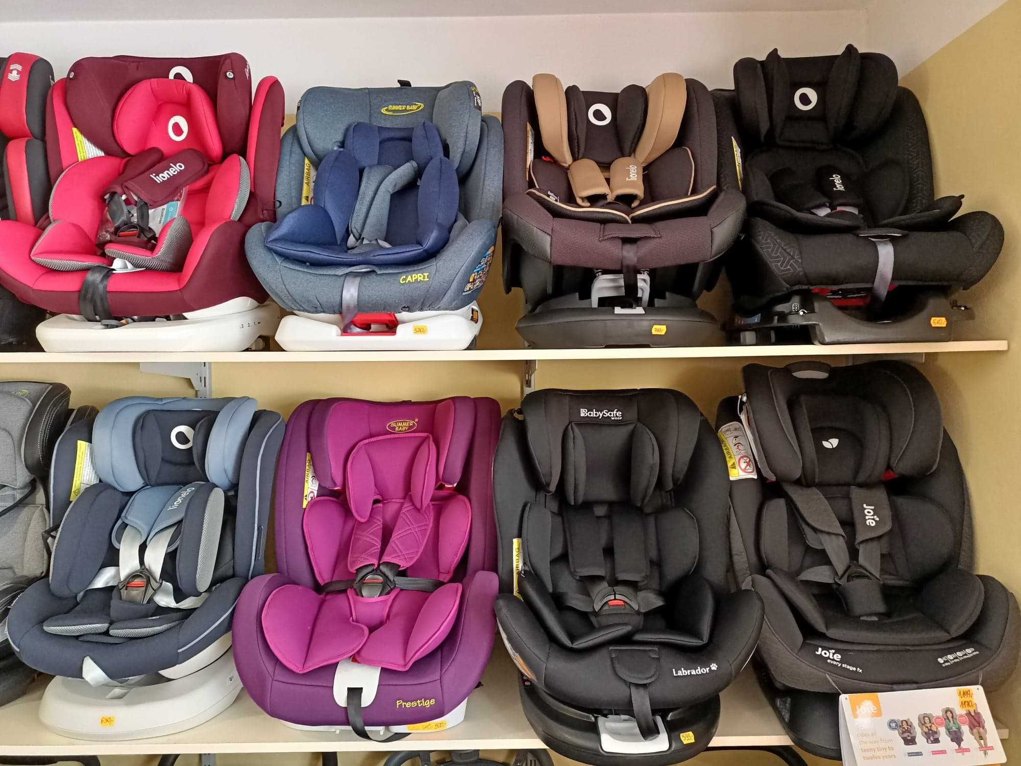 NOWE FOTELIKI Fotelik Samochodowy ISOFIX ADAC Joie Graco BabySafe