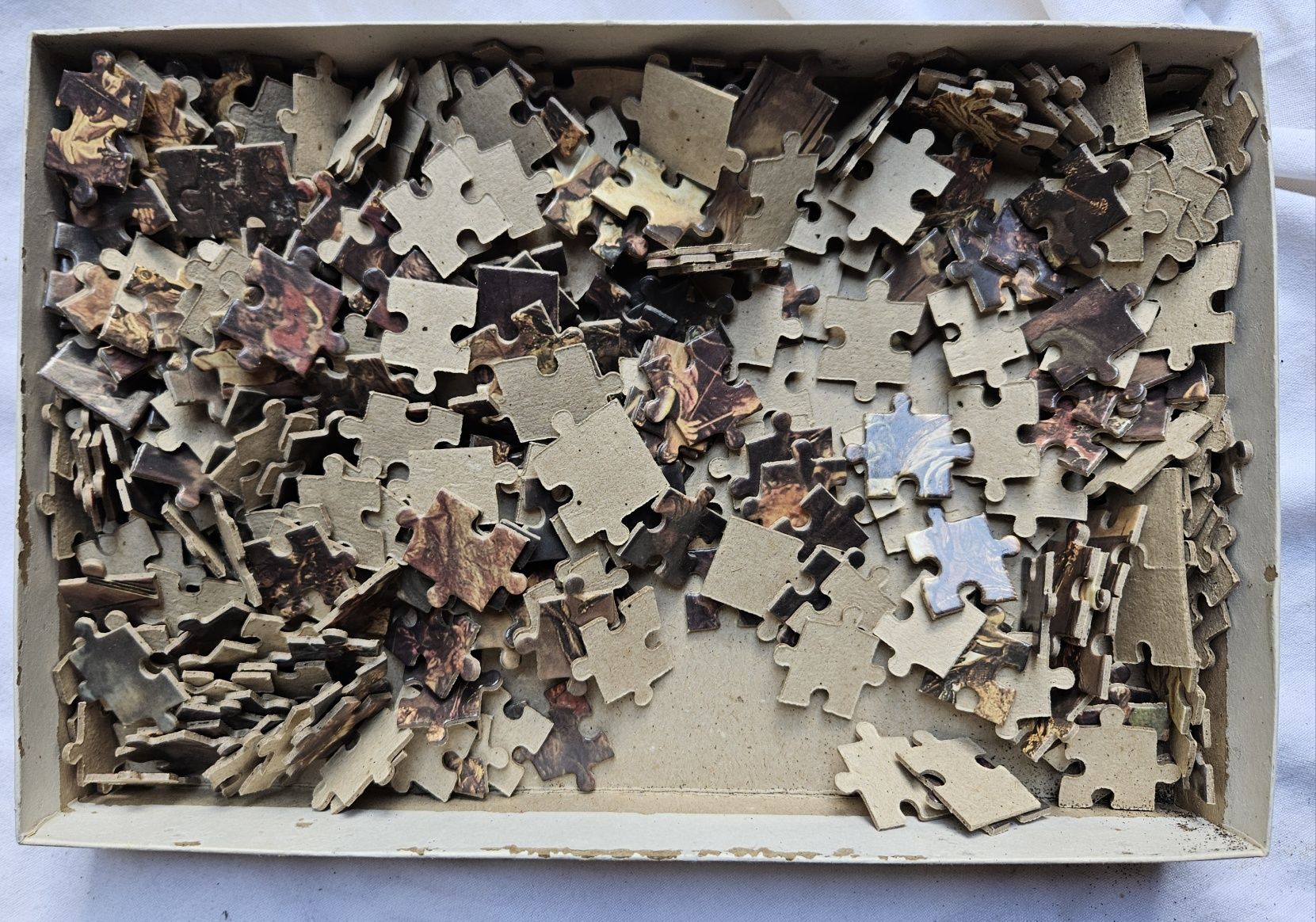 Stare puzzle vintage Bitwa pod Grunwaldem Jan Matejko
