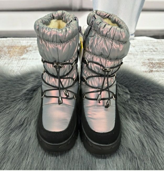 Акція Ботінки зимові на дівчинку, дутики 28, 29, 30, 31, 32, 33, 34,35