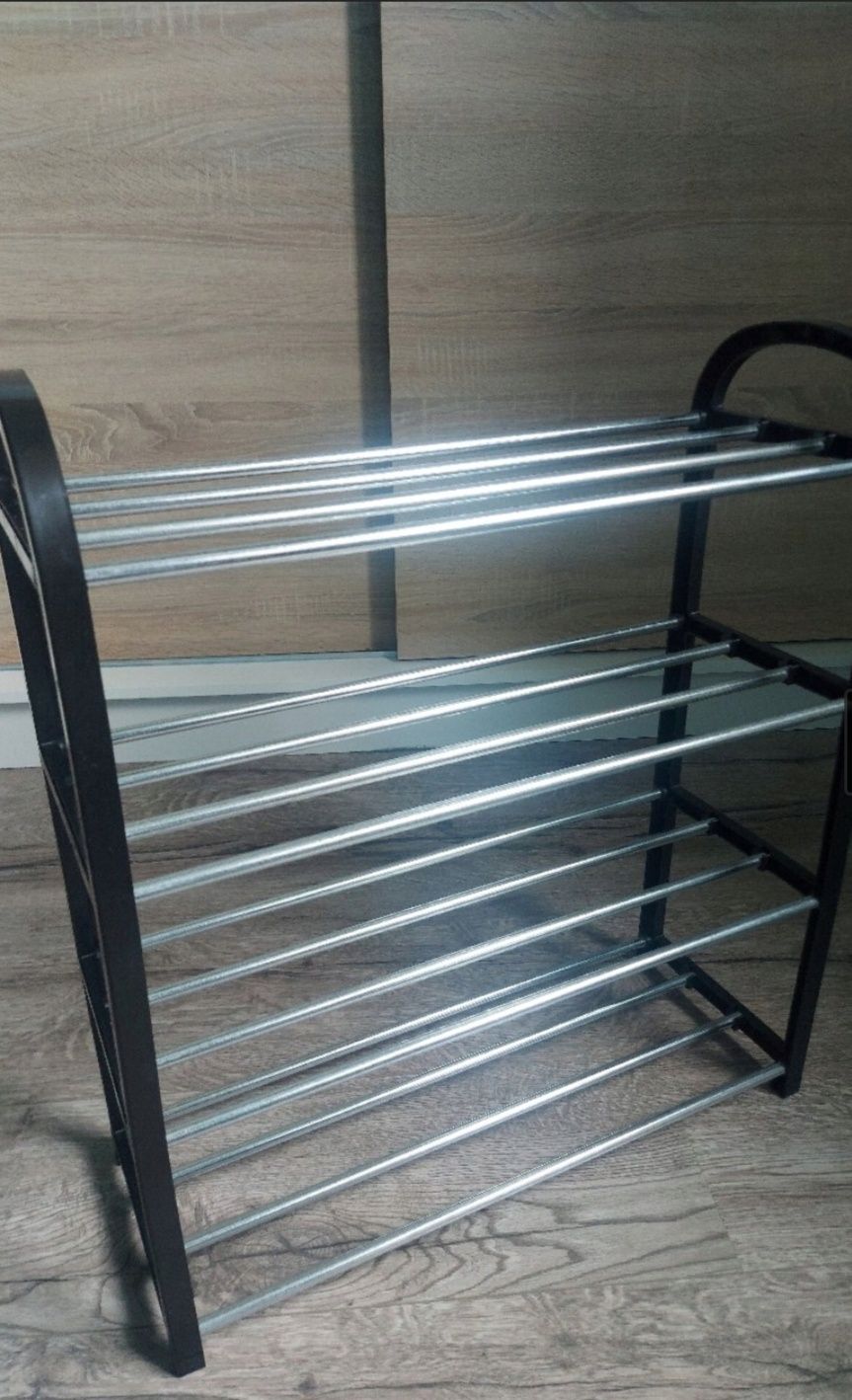 Szafka Regał Półka Organizer na Buty Obuwie Metalowy Stojak