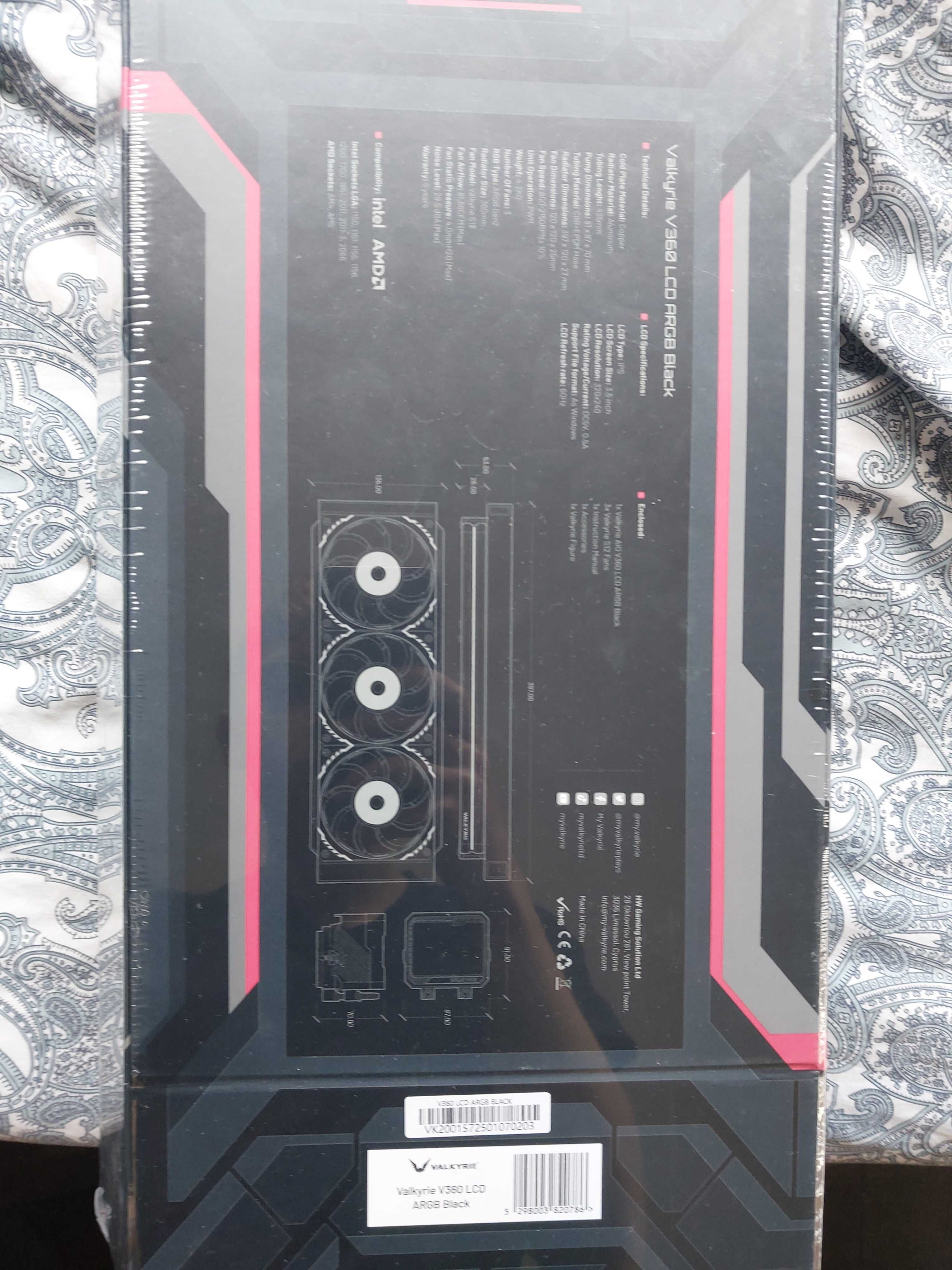 Chłodzenie wodne VALKYRIE V360 LCD ARGB