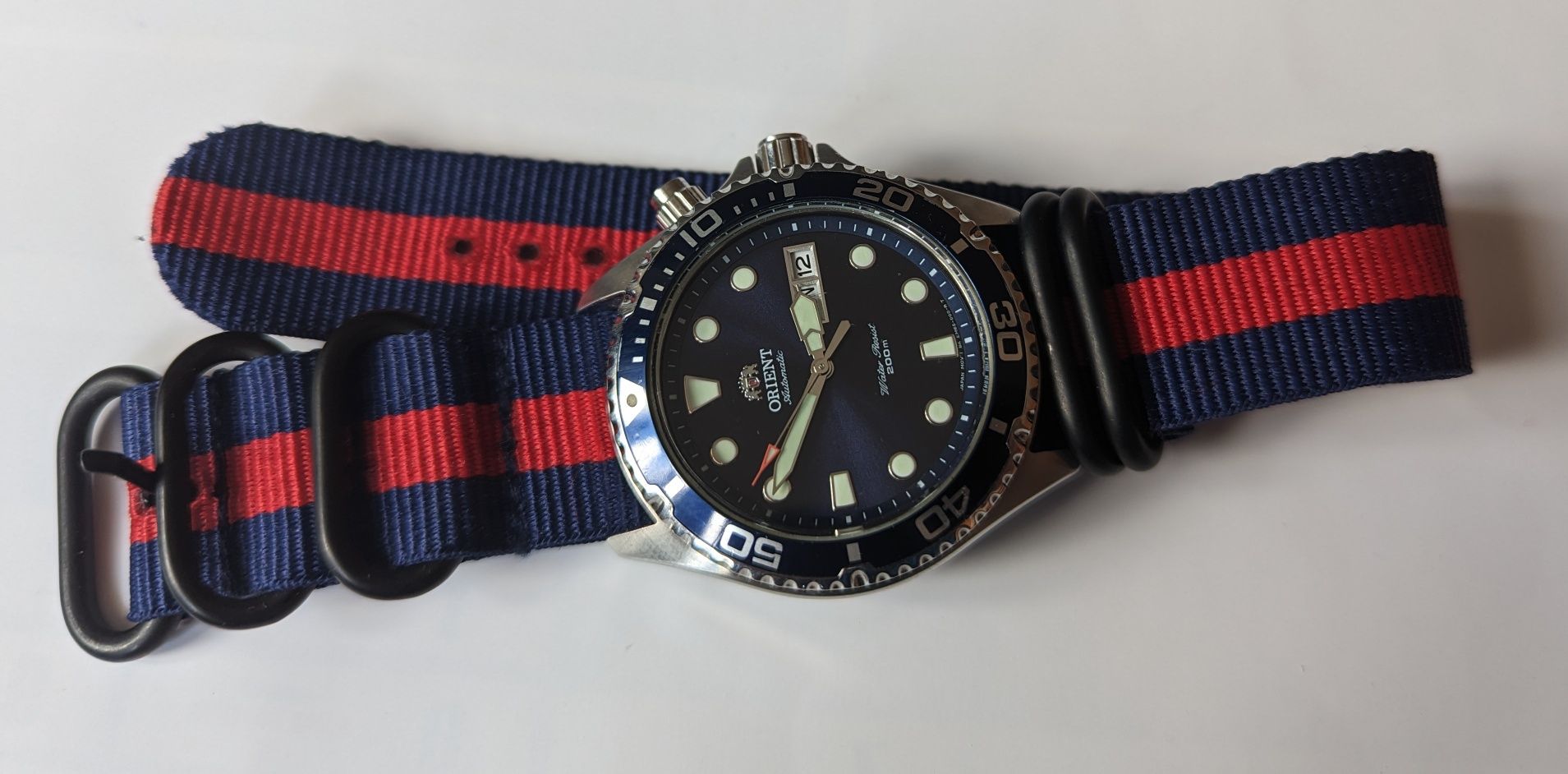 Pasek Nato Zulu Strong PVD 22 mm do zegarka Orient Mako Ray