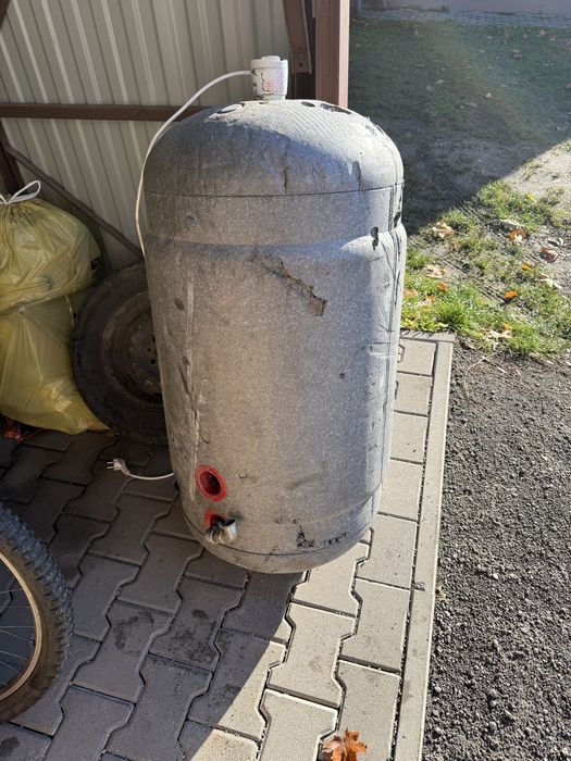 Bojler 80l z wezownica i z grzalka na prad