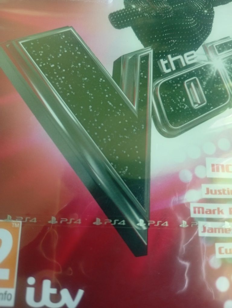 The Voice PS4 PS5 nowa w folii z paskiem PS4 gra na mikrofony singstar