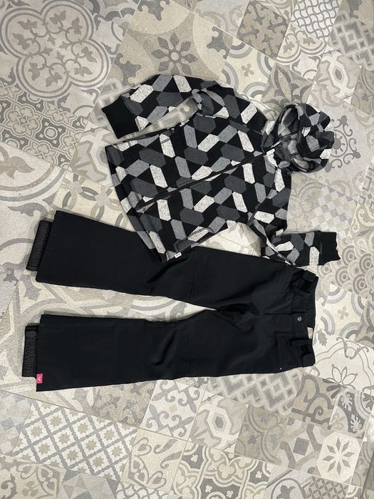 Roxy Reima komplet zimowy spodnie softshell bluza termiczna 128/ 134