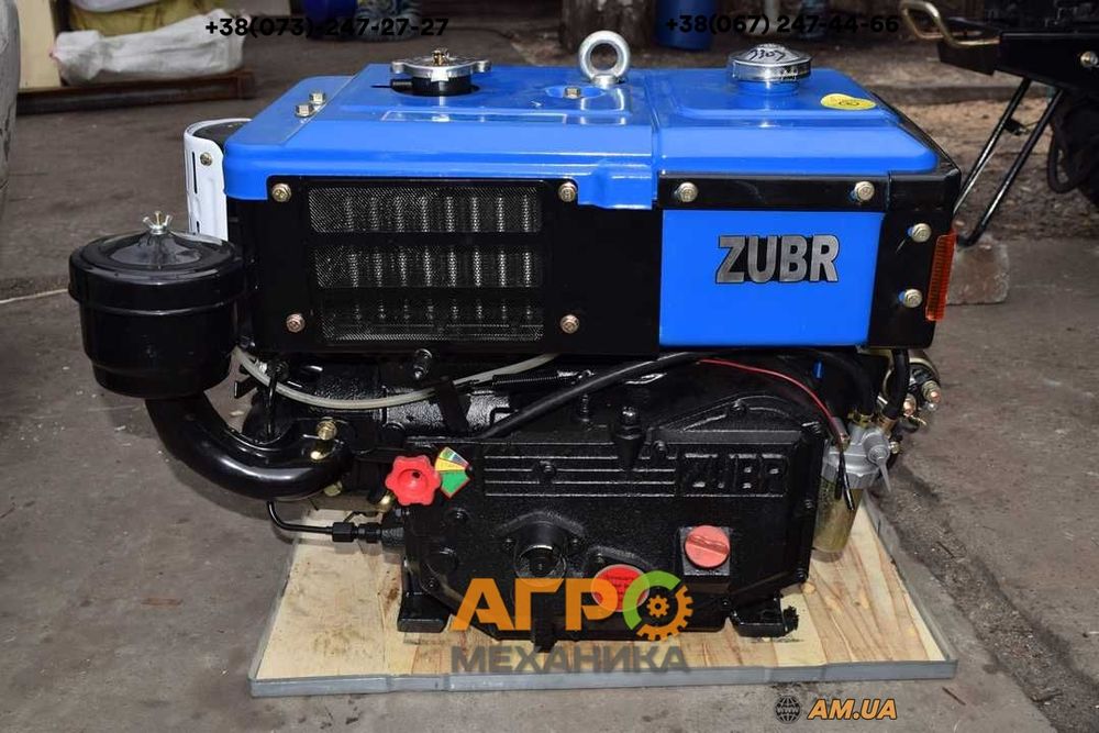 Двигун Зубр R180NM дизельний 8 к.с., електростартер, на мотоблок