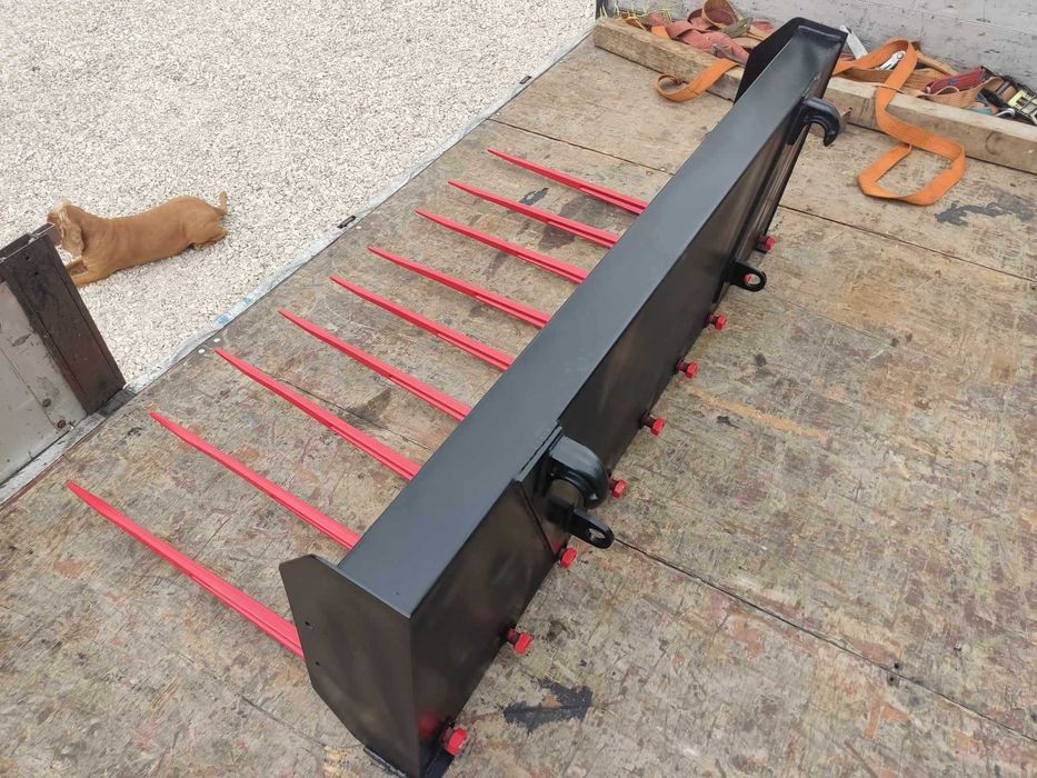 Widły nowe euro do obornika do ładowania solidne kute kły Dostawa