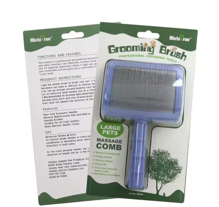 Szczotka pudlówka dla psa lub kota różne kolory rozm S