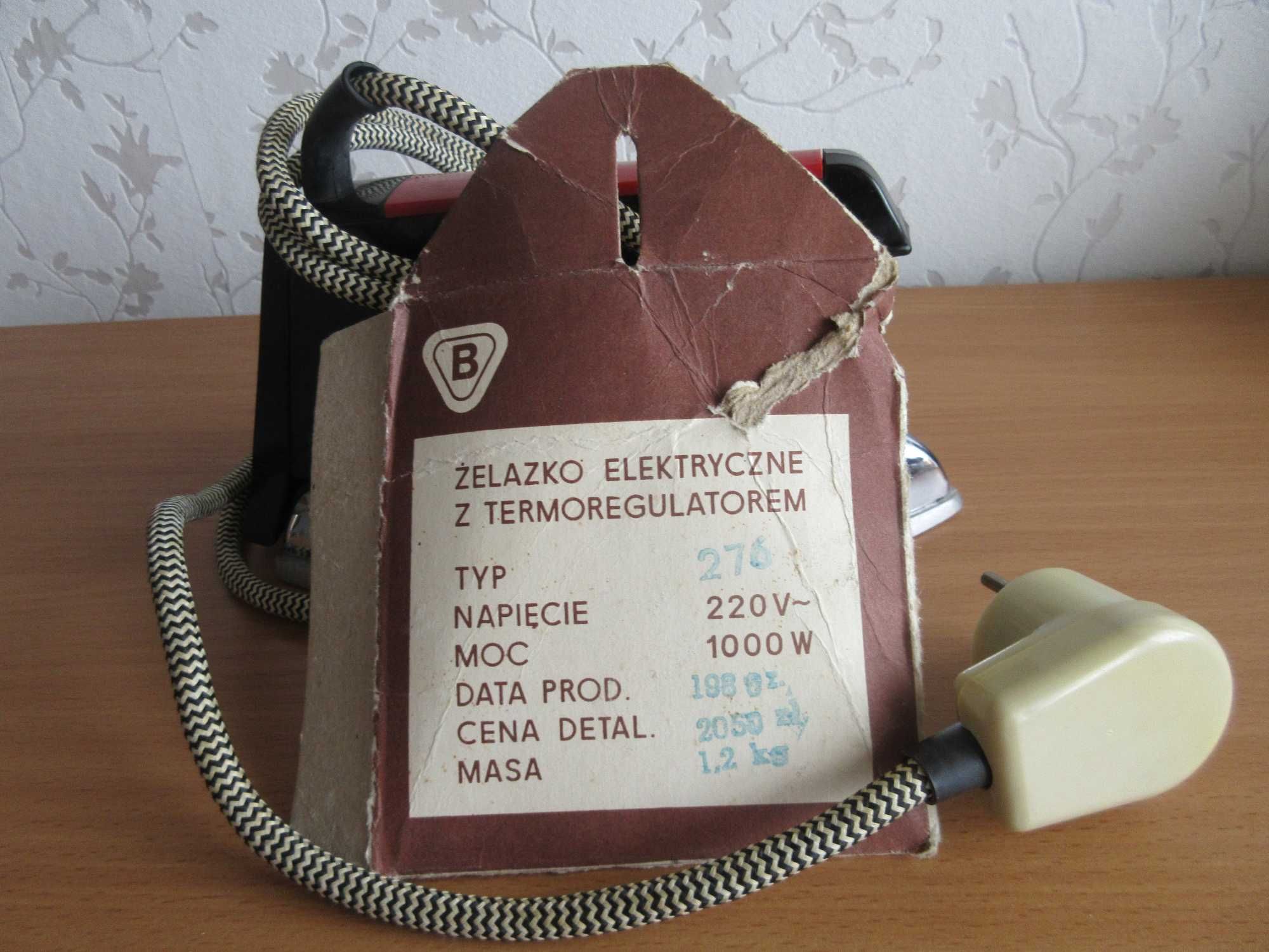 Żelazko Dezamet PRL jak nowe z termoregulatorem 1000W