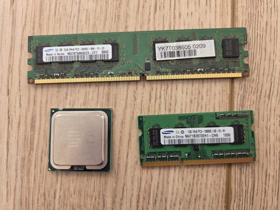 Części komputerowe - Intel, samsung, ddr2, ddr3