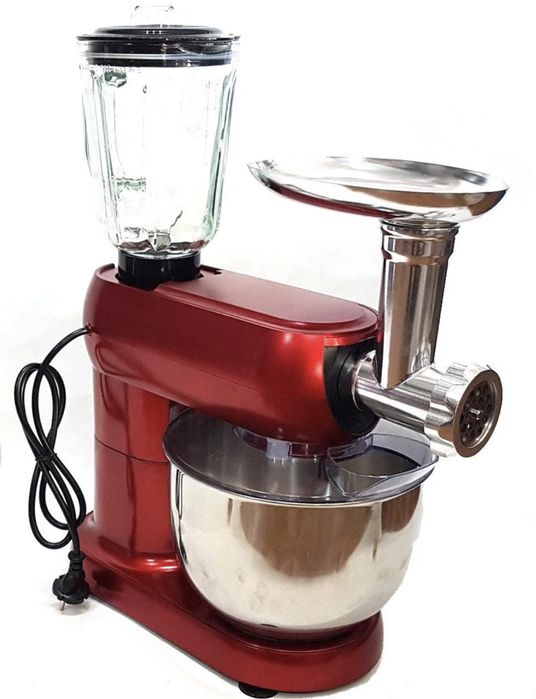 Кухонный комбайн Crownberg CB 3404 Тестомес Мясорубка Блендер Миксер