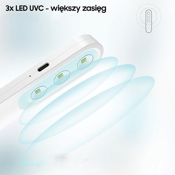Lampa Dezynfekująca LYFRO BEAM UV-C Mini 3W | Ładowanie USB