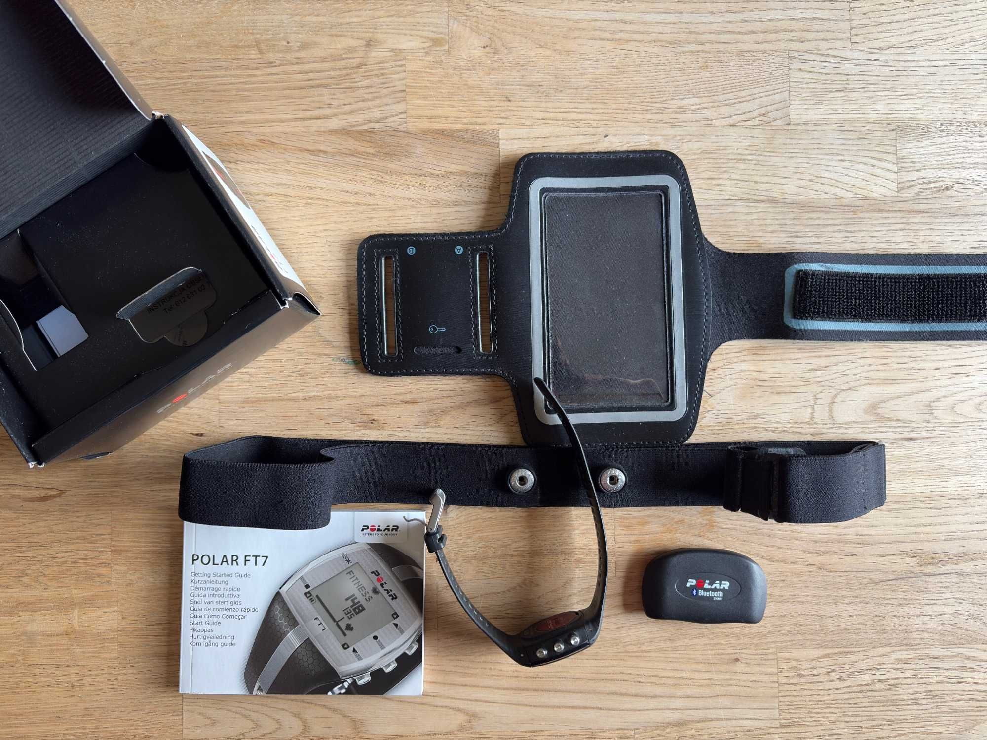 Zegarek Polar FT7 + pulsometr Polar Wearlink z paskiem na klatkę piers