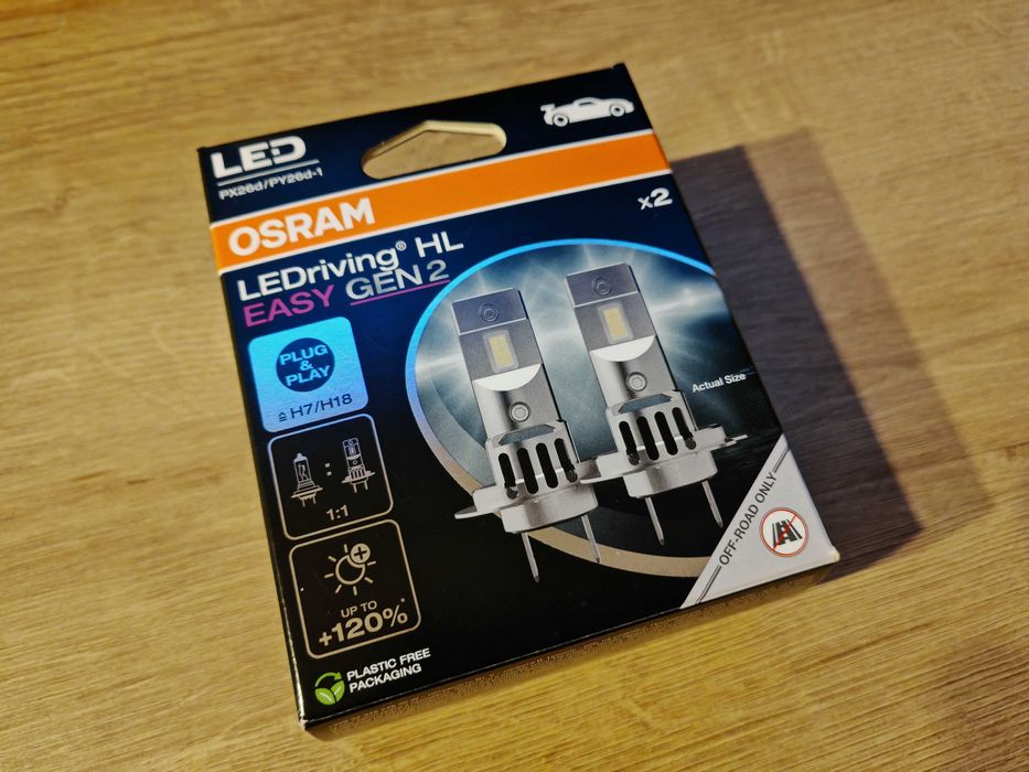 Żarówki OSRAM H7 LED Easy GEN 2 - nowe