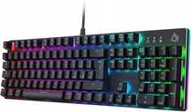 AUKEY Klawiatura gamingowa mechaniczna QWERTY TKL dla graczy RGB [2382