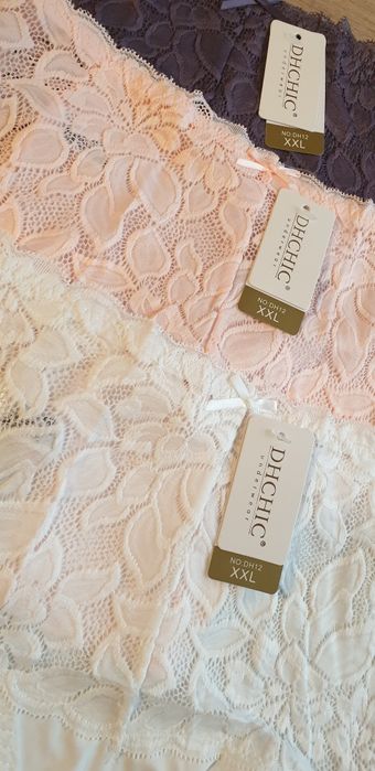 3×Damskie majtki figi z wyższym stanem 2 XL