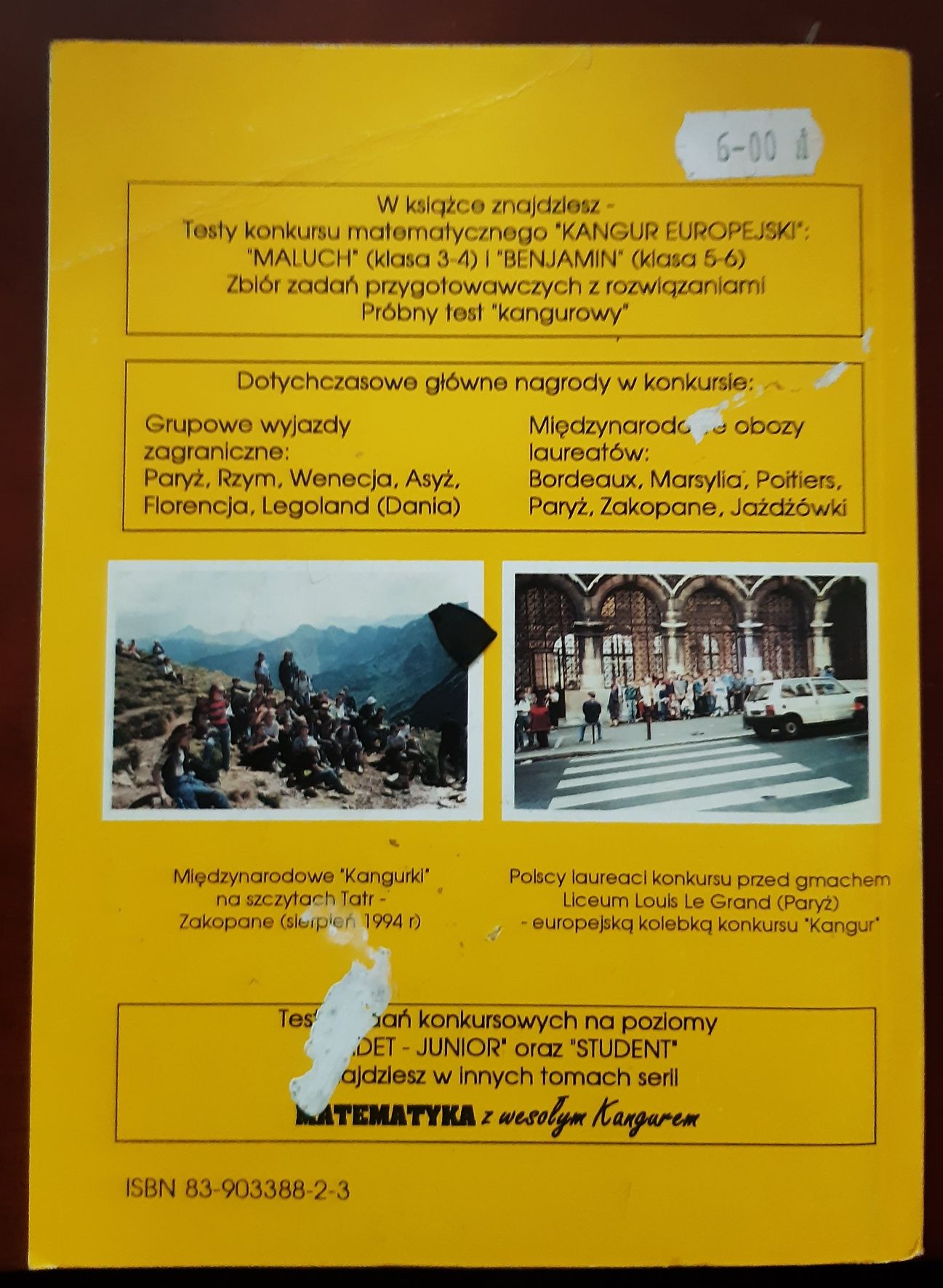Matematyka z wesołym Kangurem