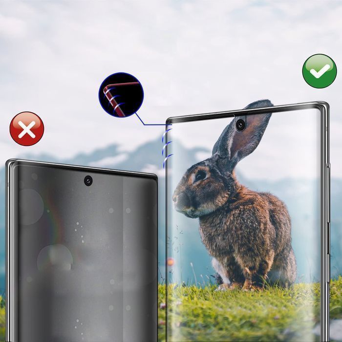2x Szkło Hartowane UV do Samsung Galaxy S23 Ultra na cały ekran UVTG+