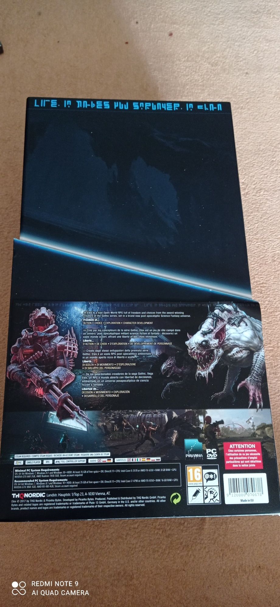 Elex Edycja Kolekcjonerska Bez figurki Gry PC