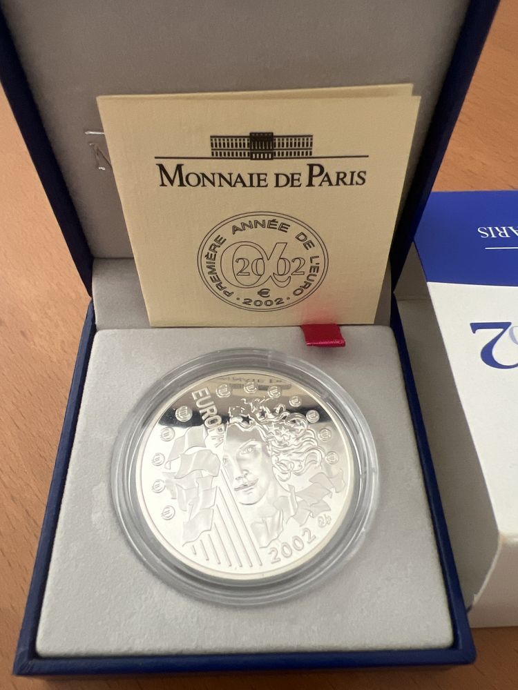 Moeda Prata 1 1/5 euro Monnaie de Paris