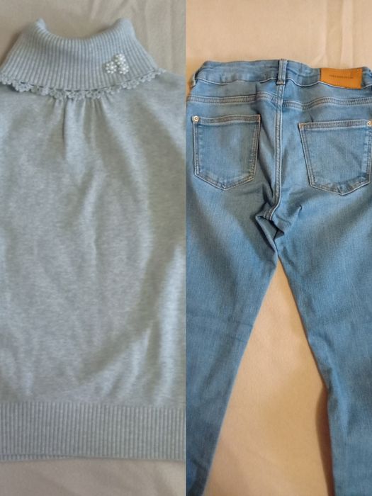 Джинси Zara та светрик зріст 134