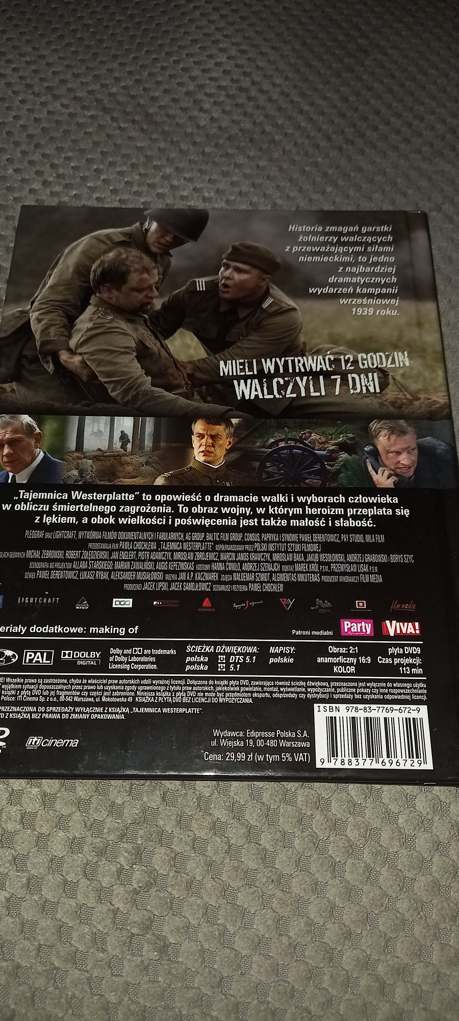 Tajemnica Westerplatte  dvd