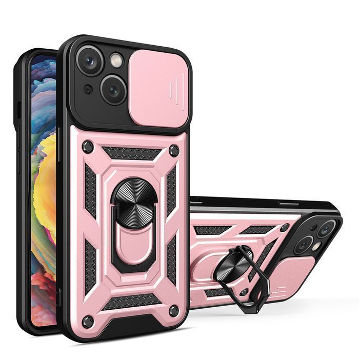 Armor Camshield Etui iPhone 14 Plus Różowy - Ochrona, Prywatność, Styl