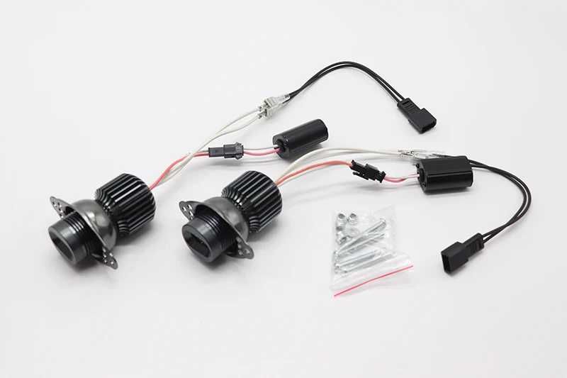 Kit2 lampadas LED Angel Eyes BMW E90 E91 Facelift 160w (alta potencia)