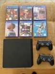Ps4 +2 comandos + 6 jogos