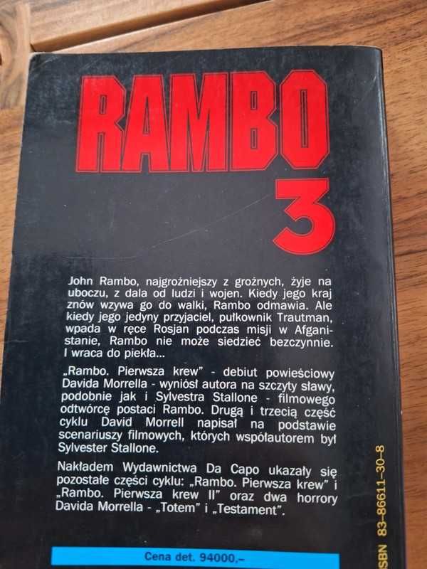 Rambo Pierwsza krew 1-3 David Morrell