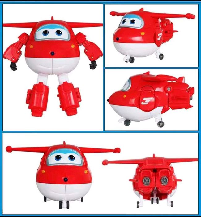 Super Wings Супер Крила трансформери Jett Джет, Golden Boy, Crystal