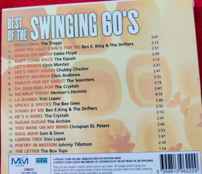 Best of the Swinging 60’s – CD