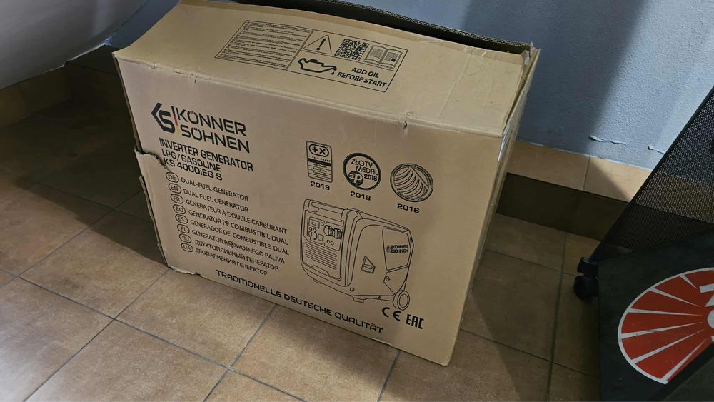 Agegat prądotwórczy  inwertorowy Könner & Söhnen KS 4000iEG S