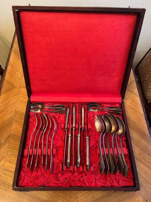 Sztućce Wellner posrebrzane