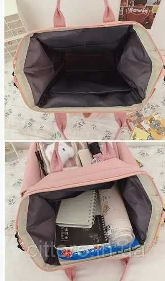 Рюкзак портфель для школы с ручками Ранец розовый черный зеленый