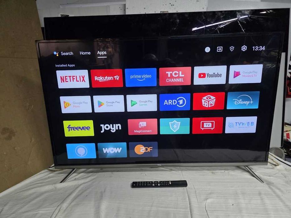 TV Led TCL 43 cale Android - Smart fi-wi dvbt2 hevc 4K UHD